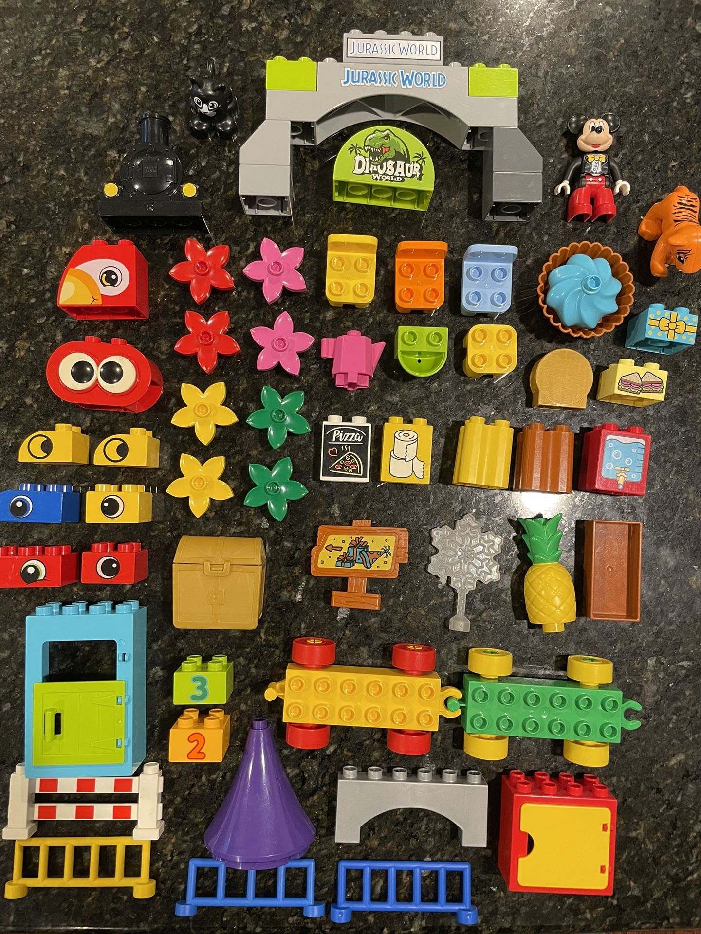 Lego Duplo Lot of 60 Special Pieces