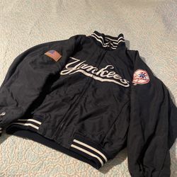 Vintage MLB New York Yankees Majestic Dugout Bomber Jacket