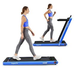 $300 COSTWAY GOPLUS SUPERFIT FOLDAWAY ELECTRIC TREADMILL 