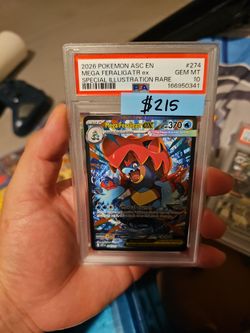 Pokemon PSA 10 Mega Feraligatr ex Special Illustration Rare #274