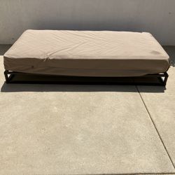 Outdoor Bed With Washable Outdoor Cover Modern