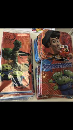 Toy story party supplies 2 Of Each