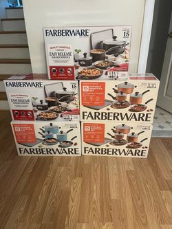 60% OFF BRAND NEW 15 PIECE PAN SETS. 🥘🍳.  NON STICK.  DIAMOND MAXX.  CHOICE OF COLORS.  WAS $129.99 (SEE ADS). SALE $60 EACH.