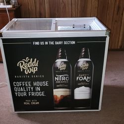 Reddi Wip Commercial Chest Fridge Cooler