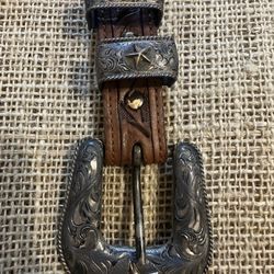 VOGT Sterling/14KGF Belt Buckle 