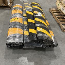 72'' Rubber Speed Bump 2 Channel 22000 lbs Load Heavy Duty Speed Hump