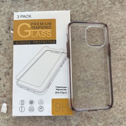 Speck IPhone 12 Pro Case And 2 Glass Protector 