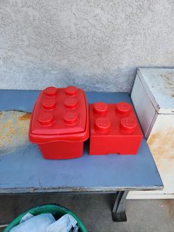 Lego Brick Storage Containers With Lego/Knex