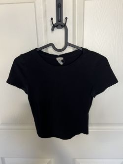 Black Crop Top