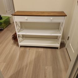 White Entryway Table 