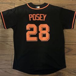 Giants Posey Black Jersey 28
