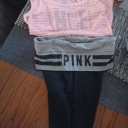 Pink Yoga Pants & Tank 