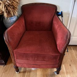 Antique Red Chair 