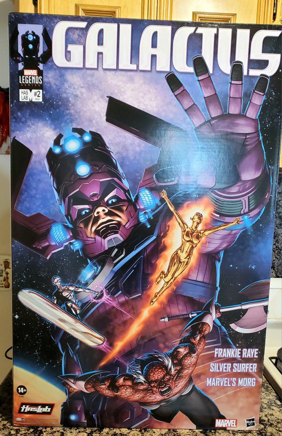 New Sealed Galactus Haslab Marvel Legends Fantastic Four Dr Doom Silver Surfer MCU