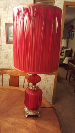 Red Vintage Lamp