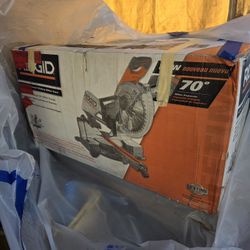 Rigid 12 inch Mitter saw.