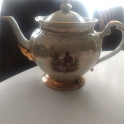 chodziez iridescent china tea pot