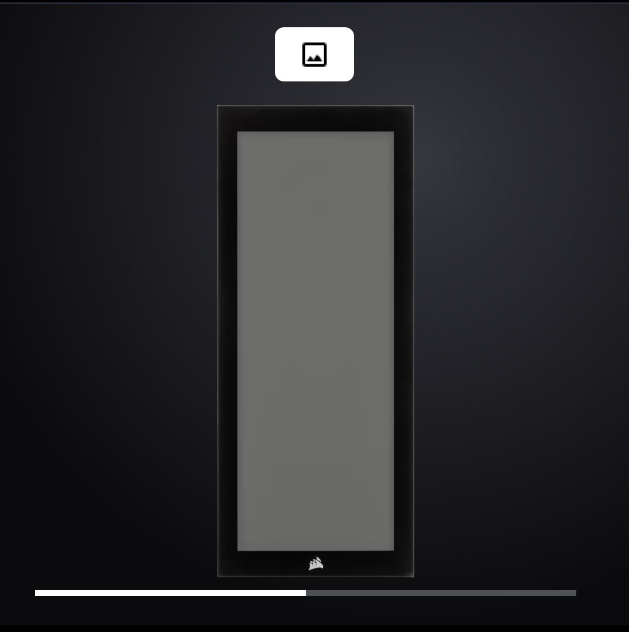 Corsair iCUE 4000x Front Tempered Glass Panel, Black
