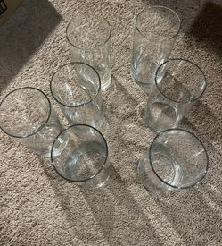 7.25” x 3.5” Hurricane Vases