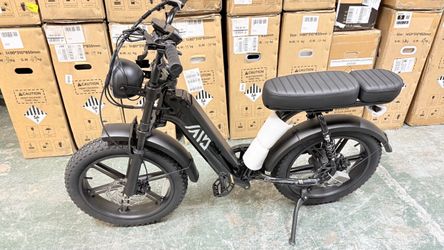 Moped style ebike TST R7 brand new fully assembled ready to ride home