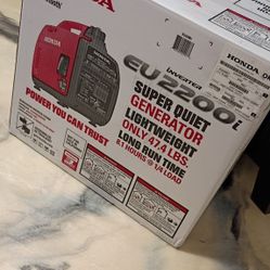 Honda EU 2200 -Watt Single Fuel (Gasoline) Inverter Generator