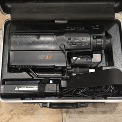 Panasonic OmniMovie VHS Camcorder AF X6 Set Tested Working Good Condition