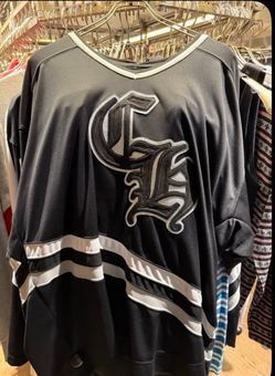 CHROME HEARTS CROSS PATCH HOCKEY JERSEY