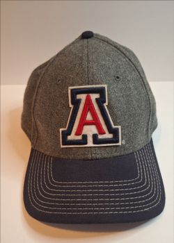 'The Game' Arizona Wildcats Wool Blend Snapback Hat – Gray/Navy Cap w/Back Script