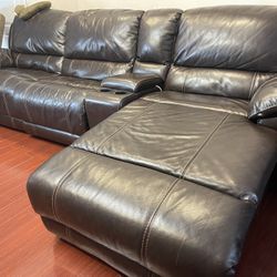 New Used Sectionals Leather Sofa /recliner