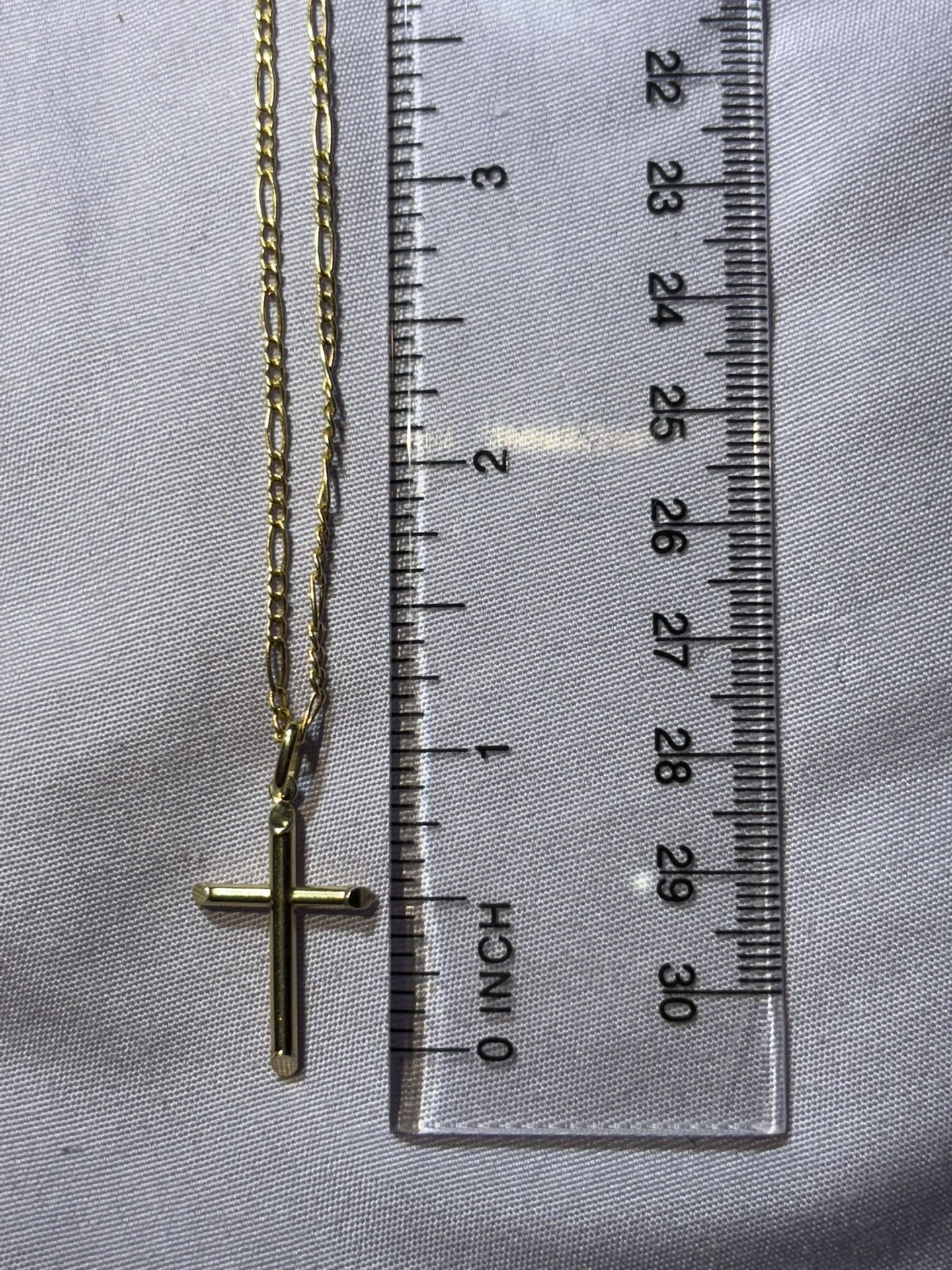 10k Solid Gold Set Chain With Pendant