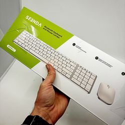 NEED GONE! Bluetooth Keyboard Mouse Combo Rechargeable Multi-Device
