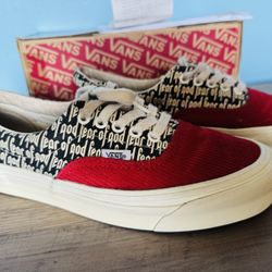 Vans Era 95 DX Fear Of God Red. Size 8.5 