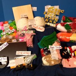 FIRST $50 TAKES ALL Variety Of Fabric, Miscellaneous Items For Crafts MUST GO.. 