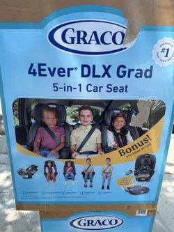 Graco 4Ever DLX Grad 5-in-1 Car Seat – Open Box, Never Used