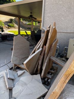 Flagstone slabs