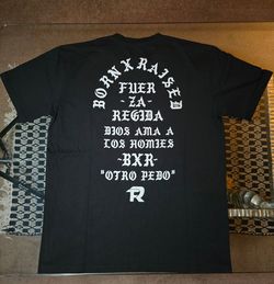 Fuerza Regida x BornXRaised 2XL shirt