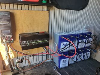 Off Grid Solar Battle Born Batteries and Inverter