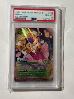 Disney Lorcana Rapunzel High Climber Enchanted Holo 214/204 PSA 10 2025