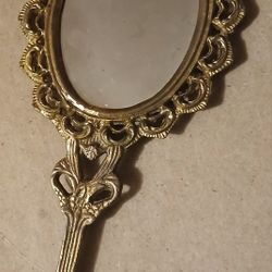 Vintage SOLID BRASS Mirror