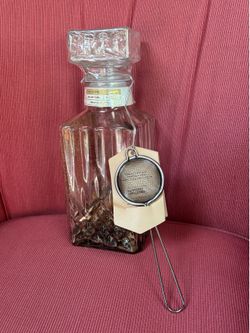 Decanter cut glass
