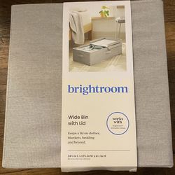 Brightroom Wide Bin With Lid 
