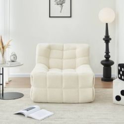 🛋  White Single Sofa Seat BRAND NEW