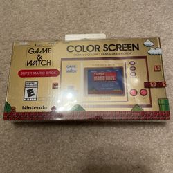 Nintendo Game And Watch Brand New Sealed Super Mario Bros Color Screen