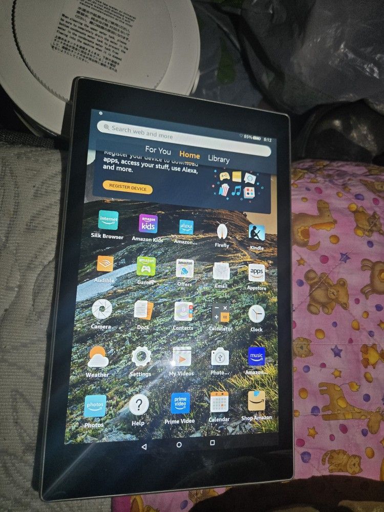 Amazon Fire HD 10 9th Generation 32GB Wi-Fi 10" Tablet Black With Micro SD Card