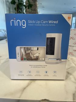 Brand New Ring Stick Up Cam Wired – Never Used ($40)