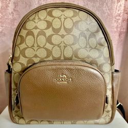 Brown Coach Backpack