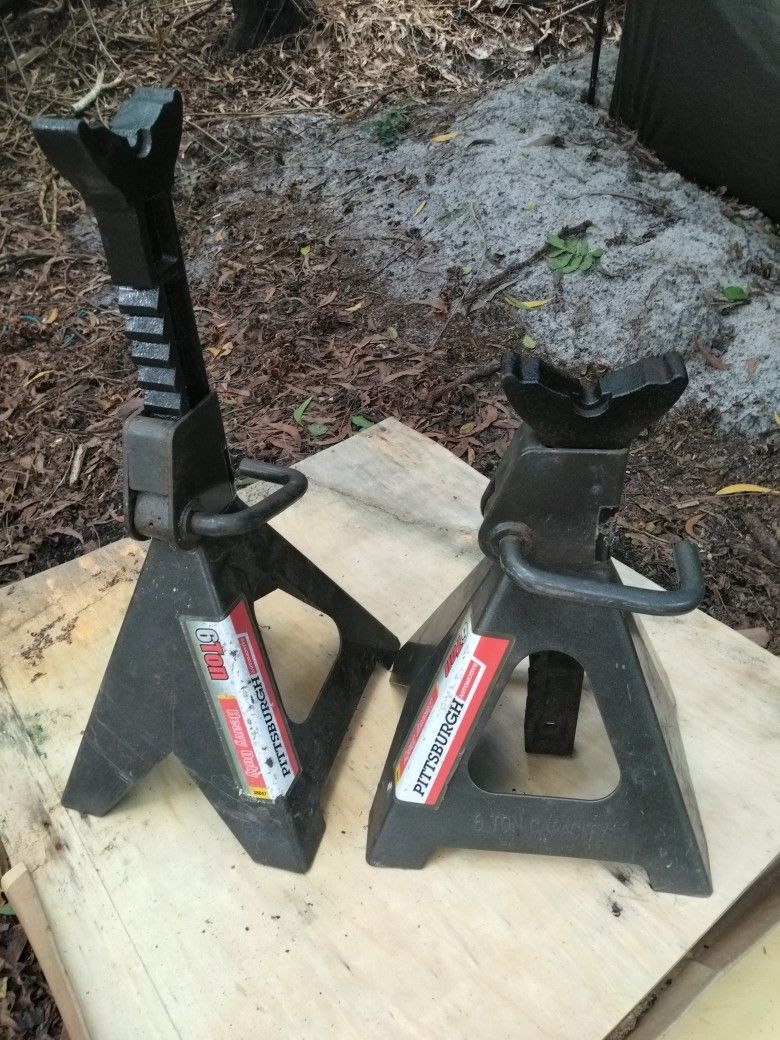 6Ton Pittsburgh Jack Stands Heavy Duty