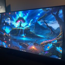 Gaming PC, Monitor, And Keyboard 