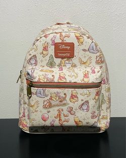 Loungefly Disney Winnie The Pooh Character Sketch Mini Backpack