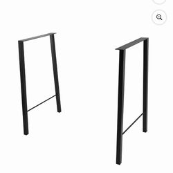 TC-Home 40 inches Bench Table Legs Set of 2 Furniture Legs Bench Legs Industry Metal Coffee Table (22" Wide)